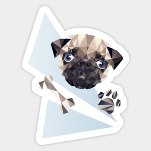 Cute Pug Sticker